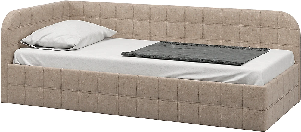 Кровать с мягкой спинкой Тред модель 1