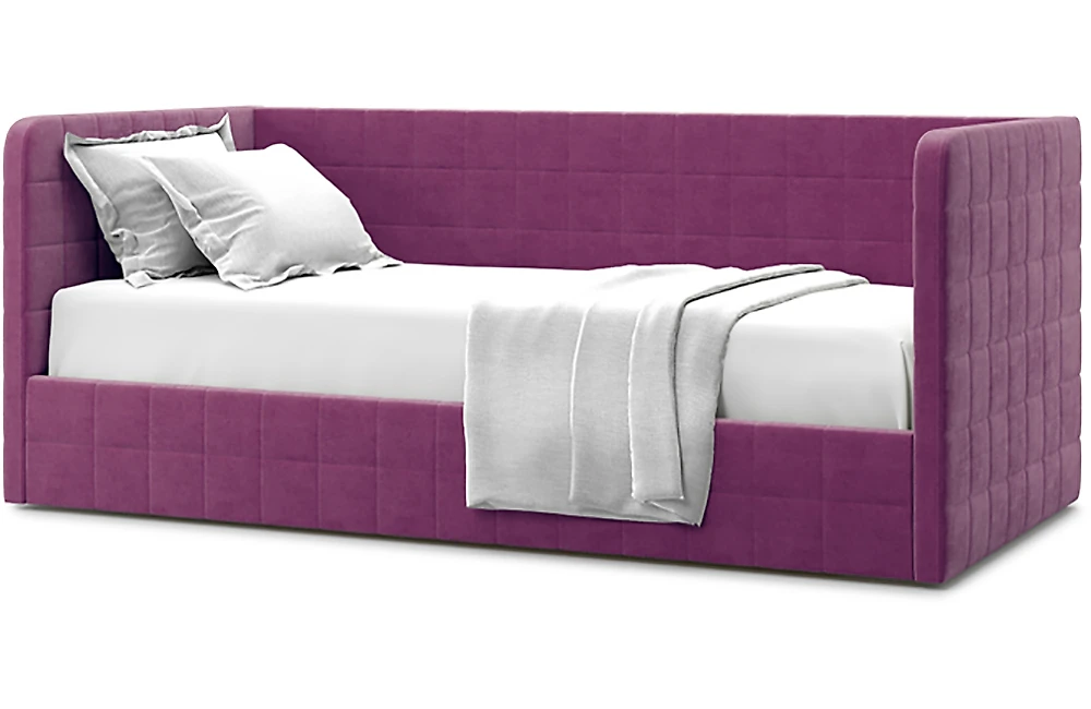 Кровать односпальная 90х200 см Брэнта Фиолет
