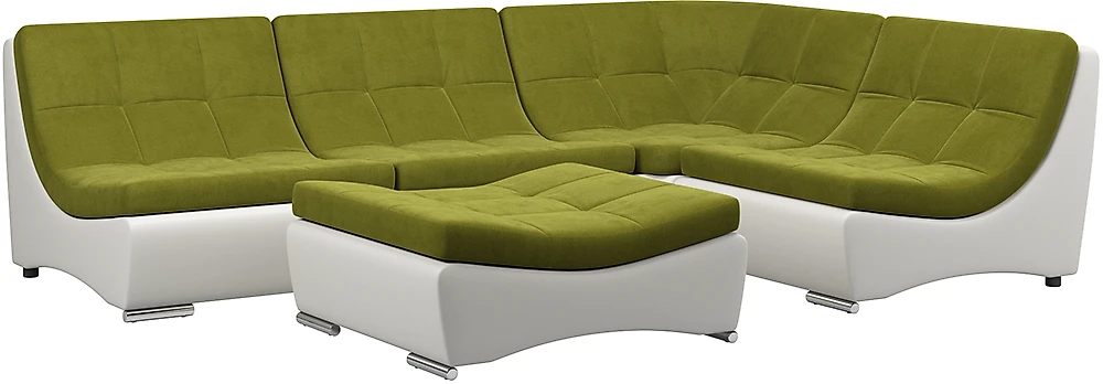 Угловой диван с креслом Монреаль-6 Свамп