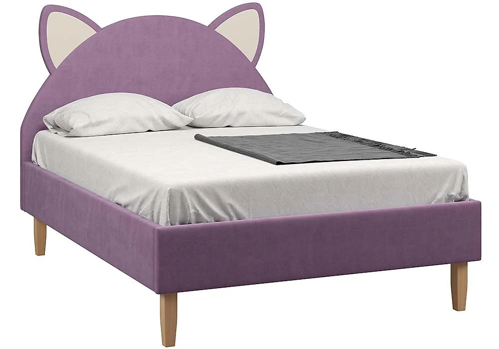 кровать в стиле минимализм Китти Лилак