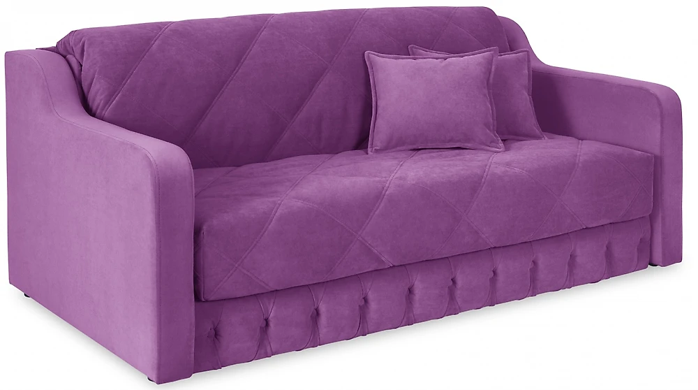 Прямой диван 150 см Римини с подлокотниками Фиолет
