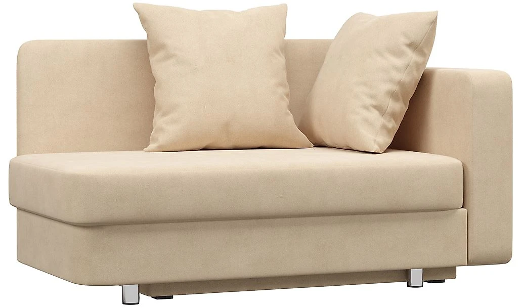 Выкатной диван с ящиком для белья Малютка (Леон) Ivory
