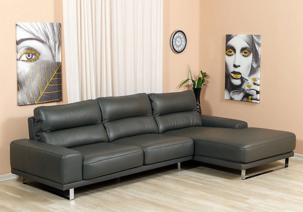 Модульный диван кожаный Рипозо
