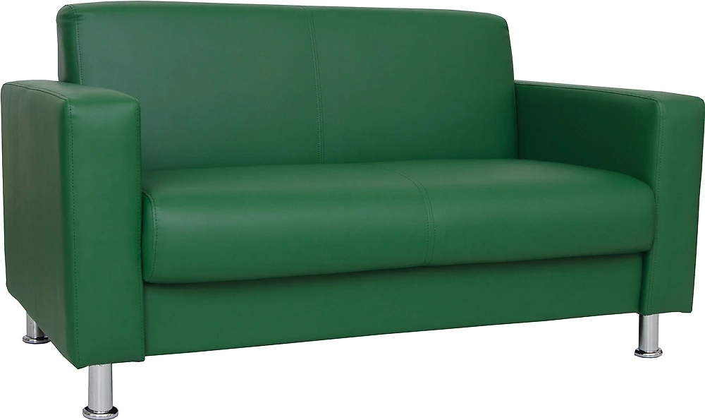 Прямой диван из экокожи Блюз 10.03 двухместный