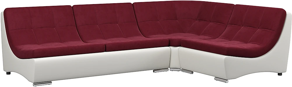Угловой диван без подушек Монреаль-4 Марсал