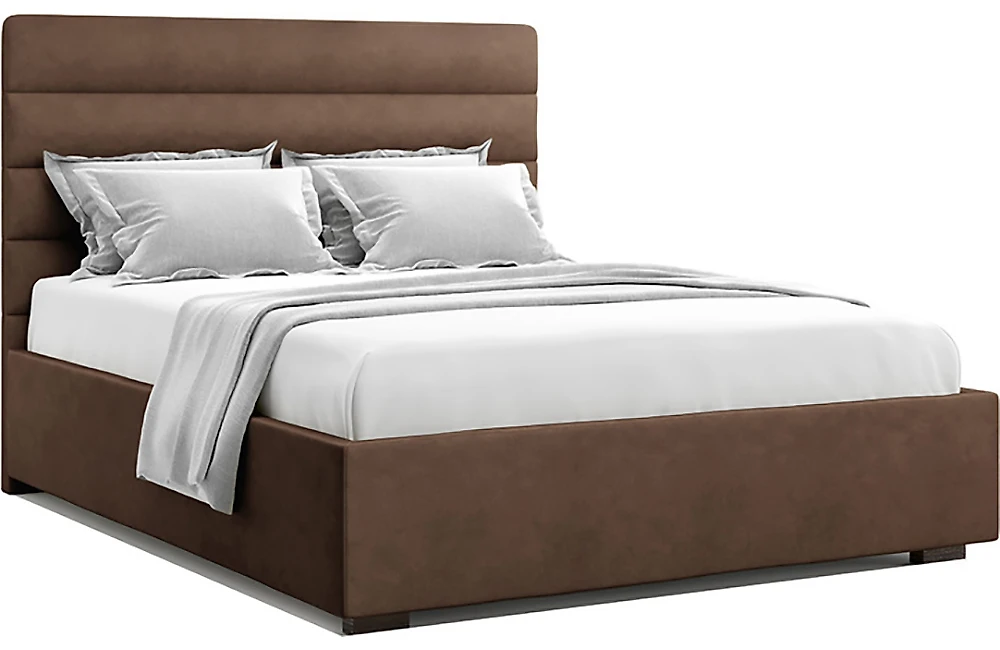Двуспальная кровать Кареза Шоколад 160х200 с матрасом