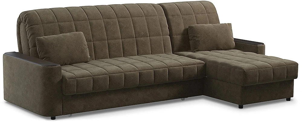 Угловой диван на металлическом каркасе Даллас Шоко