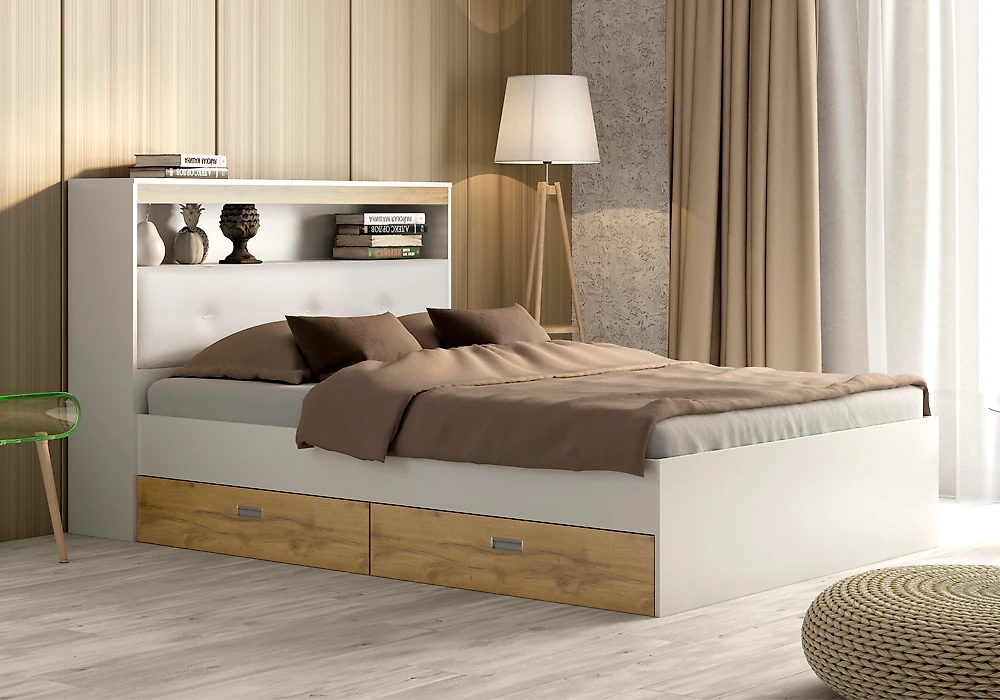 кровать в стиле минимализм Виктория-3