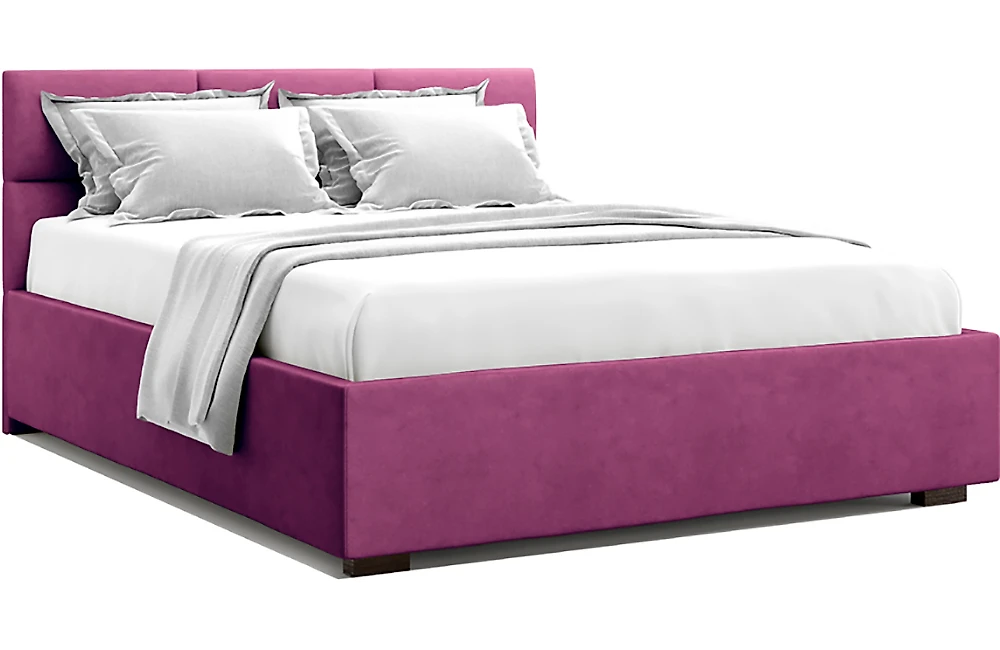 Современная двуспальная кровать Болсена Фиолет