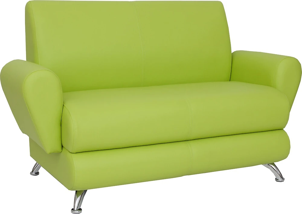 Прямой диван из экокожи Блюз 10.02 двухместный