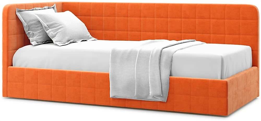Кровать односпальная 90х200 см Тичина - (Тред) Оранж