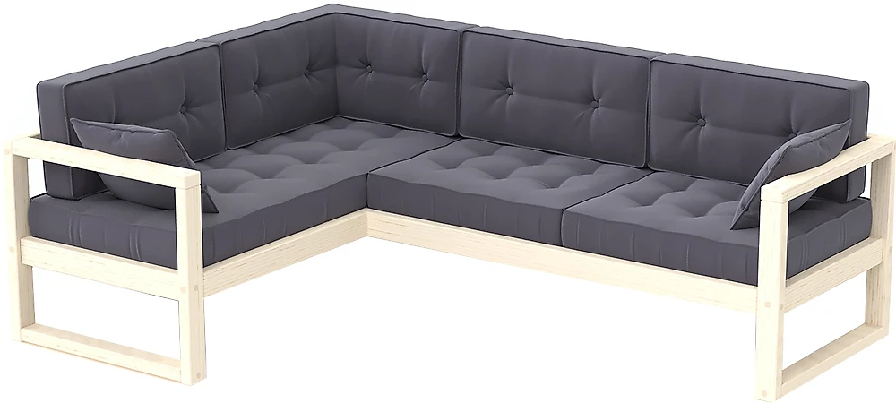 Угловой диван для дачи Астер 12