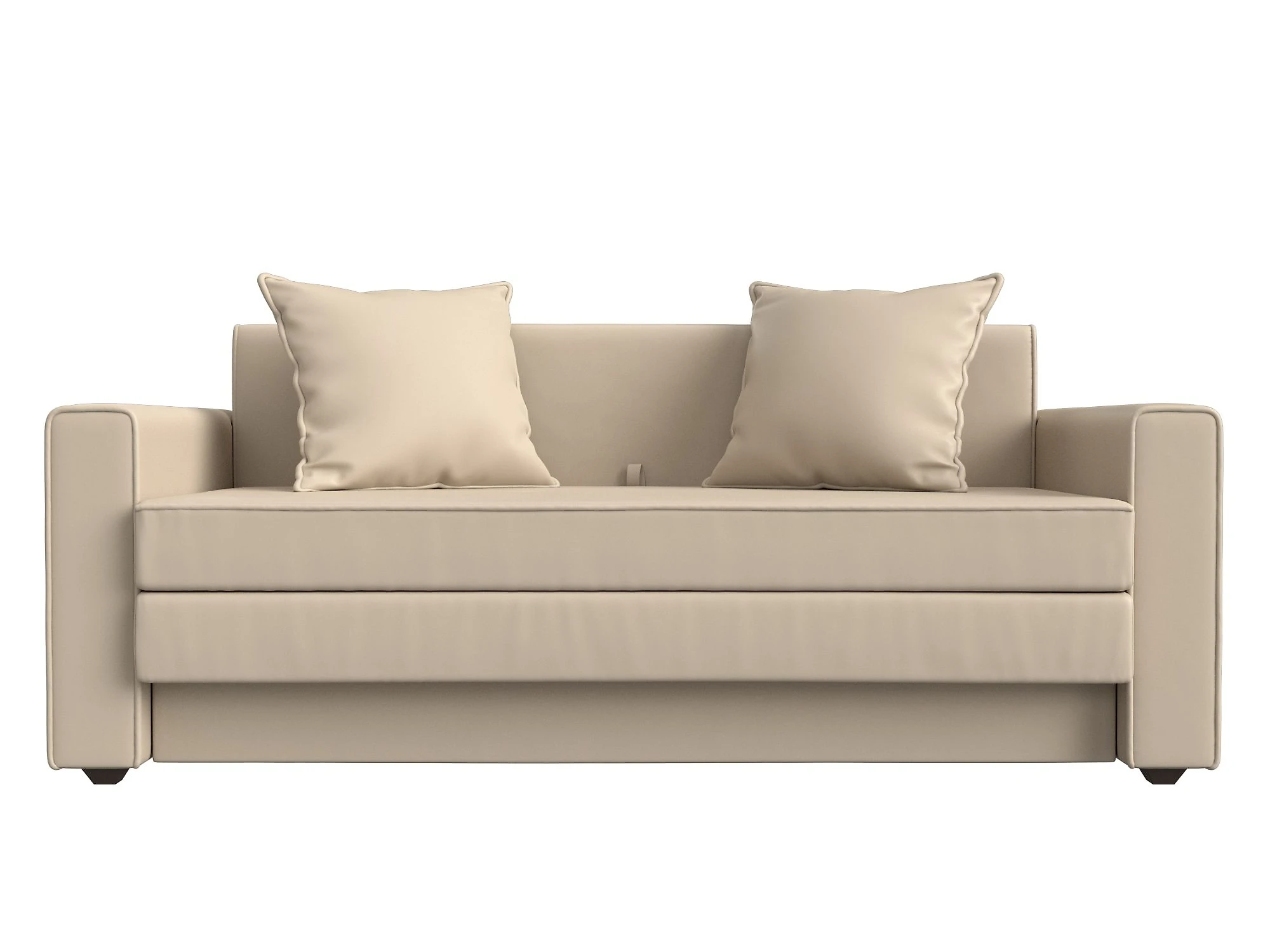 Бежевый диван-кровать Лига-012 Дизайн 23