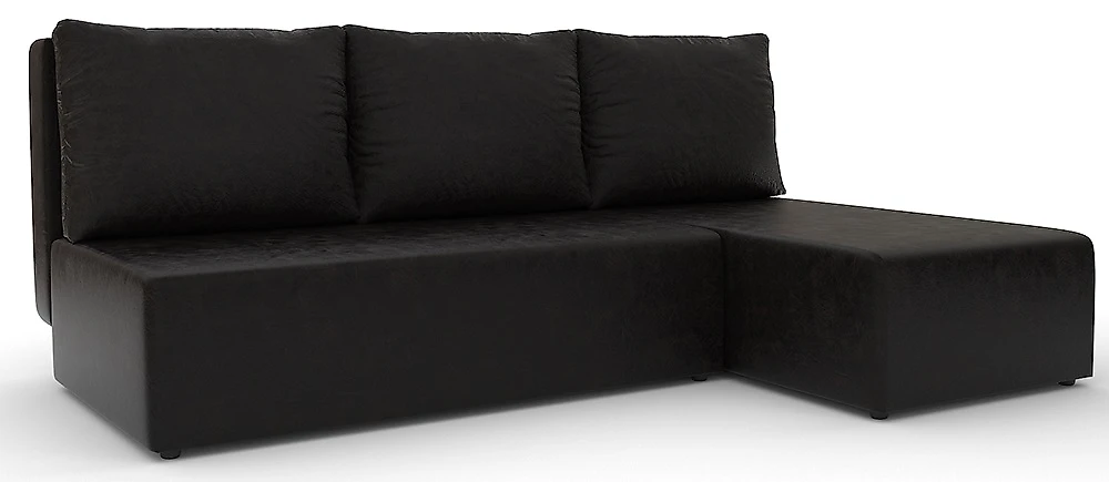 Угловой диван для офиса Консул Блэк