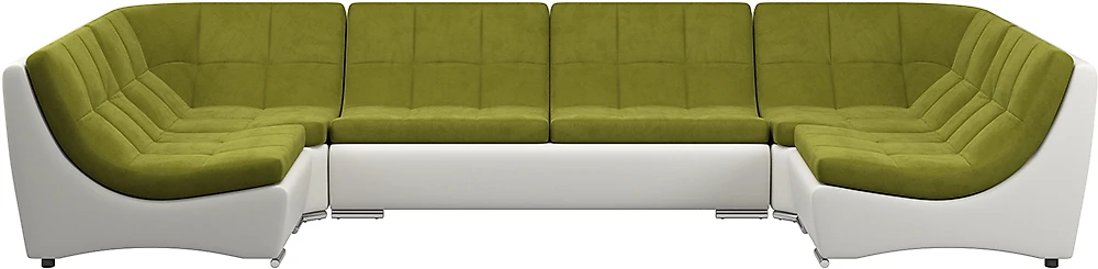 Модульный диван с оттоманкой  Монреаль-3 Свамп
