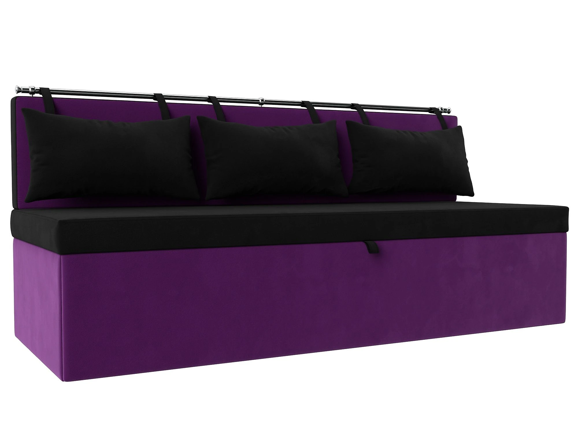 диван на кухню угловой Метро Вельвет Виолет