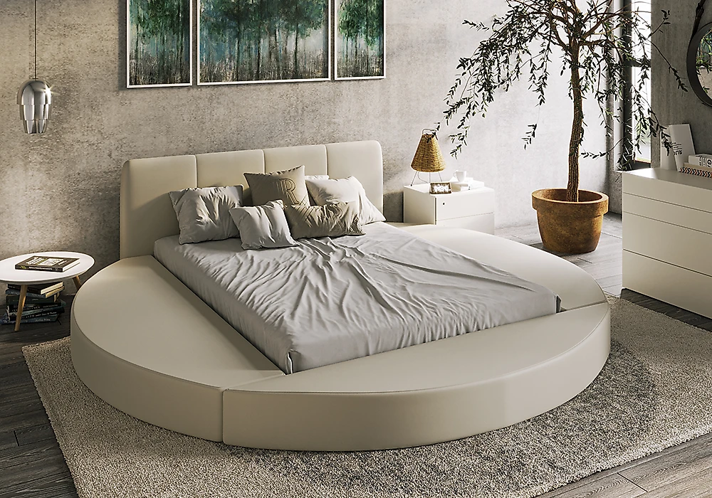 Большая двуспальная кровать Modum