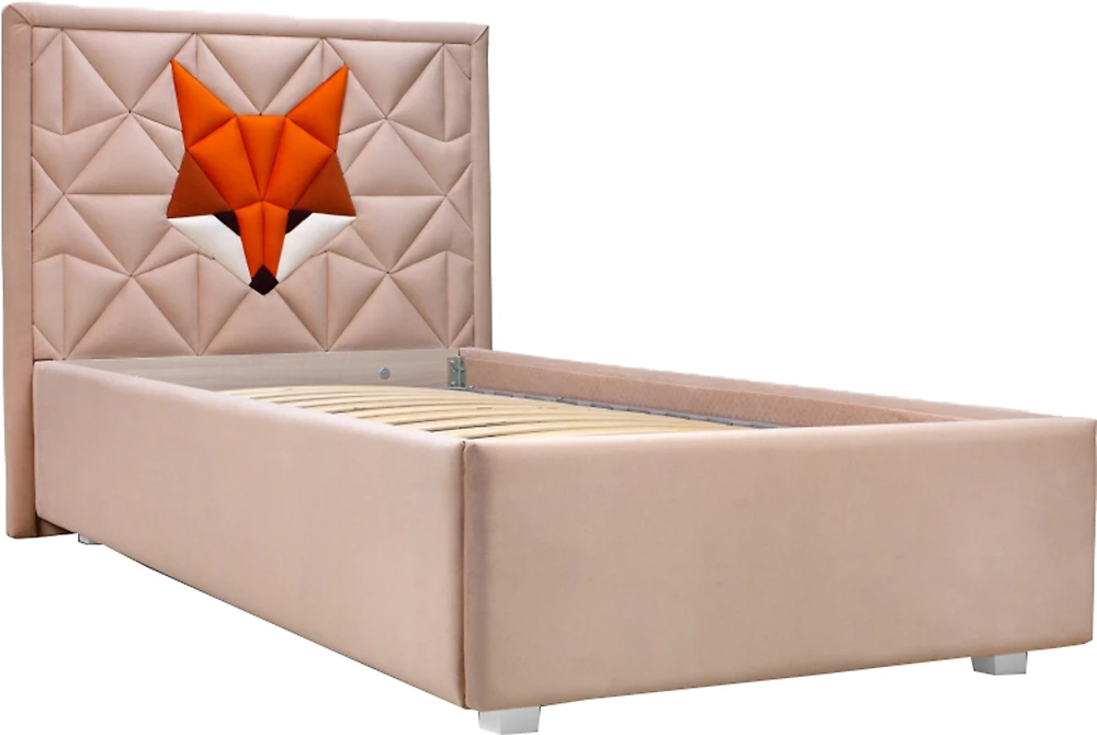 Односпальная кровать с мягким изголовьем Геометрия Fox Дизайн-3