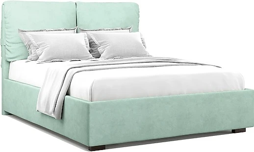 Двуспальная кровать с матрасом в комплекте Тразимено-160 Ментол с матрасом