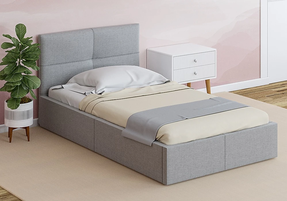 Кровать с мягкой спинкой Меркурий -1 (1) Дизайн-3