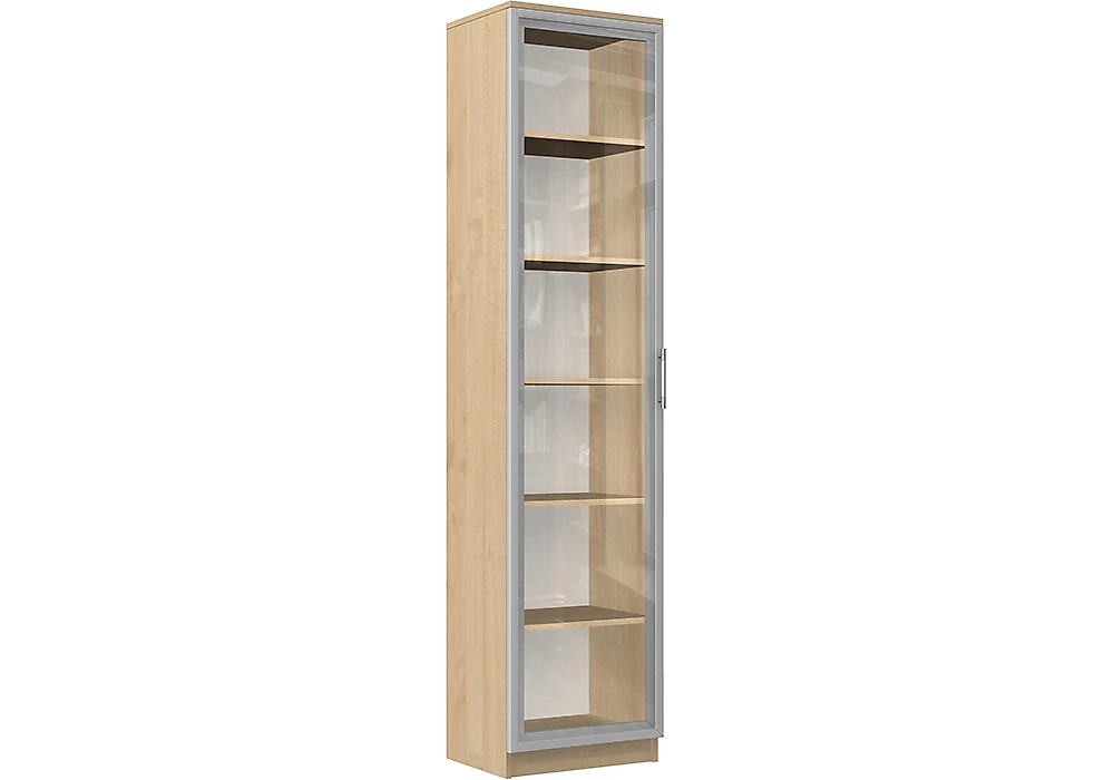 Книжный шкаф со стеклянными дверями Альма-1