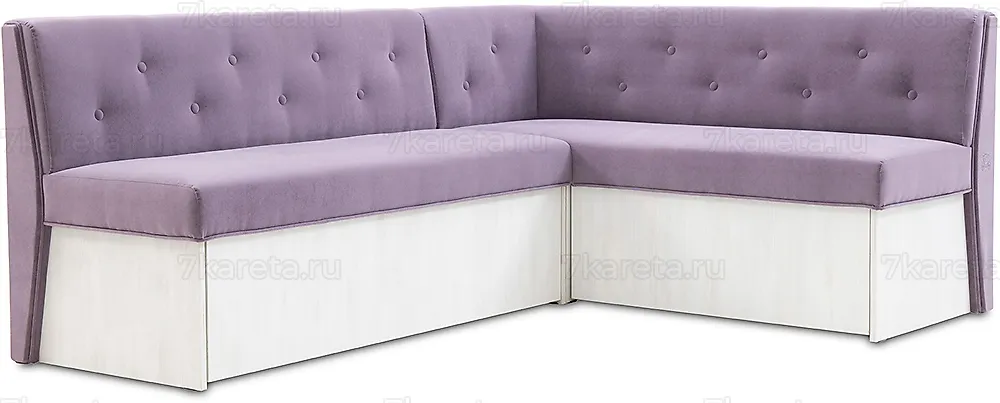 Выкатной диван дельфин Верона угловой Фиолетовый