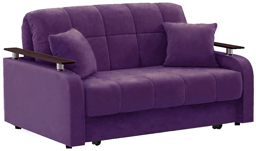 Прямой диван с механизмом аккордеон Карина Плюш Фиолет