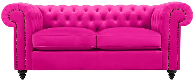 Диван розового цвета Честер Классик Дизайн 12