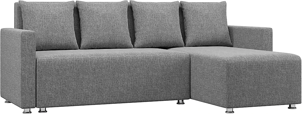 Серый диван кровать Каир с подлокотниками Дизайн-1