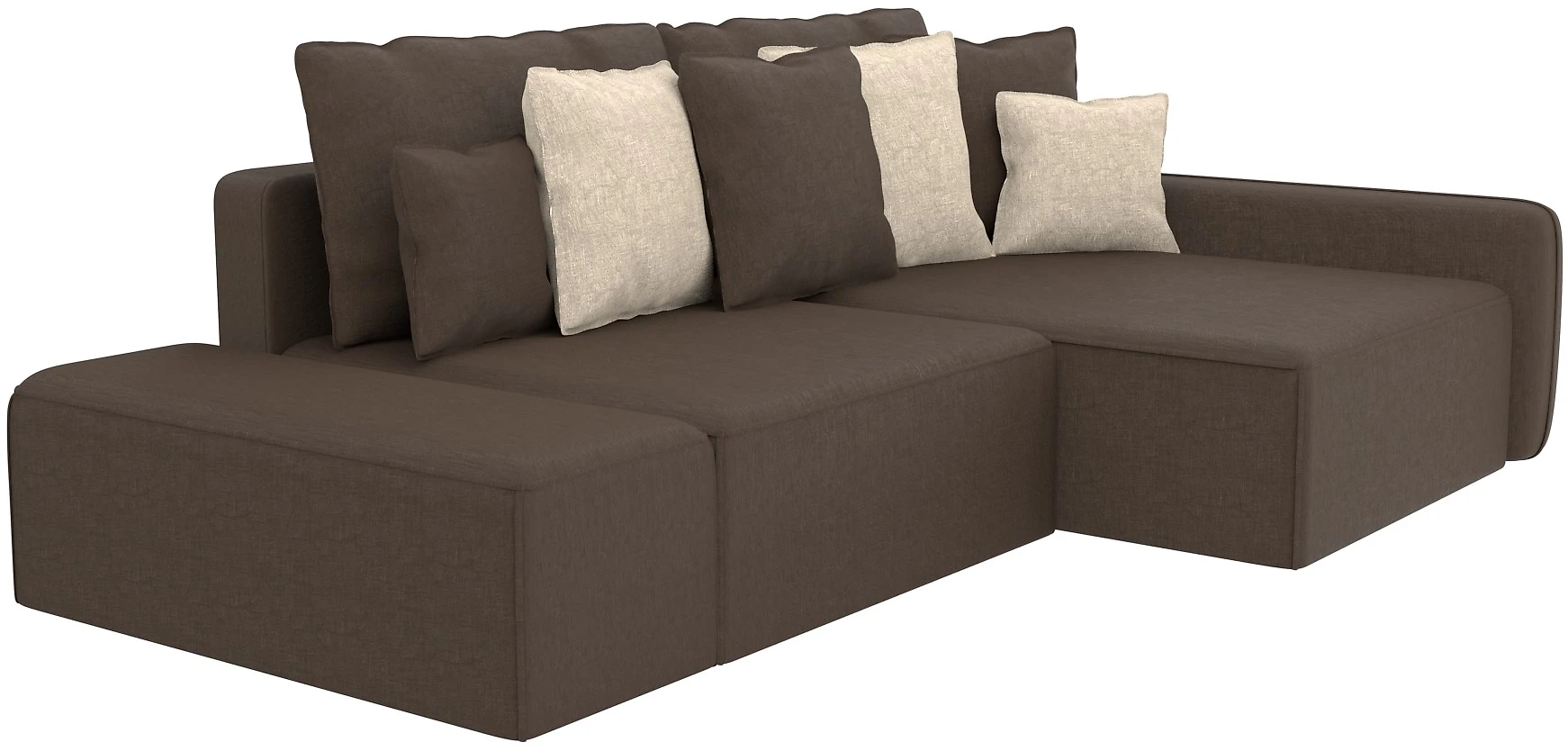  угловой диван из рогожки Портленд Дизайн 3