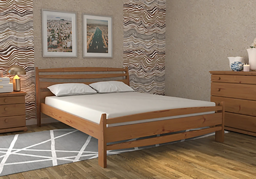 Большая односпальная кровать Августина-1