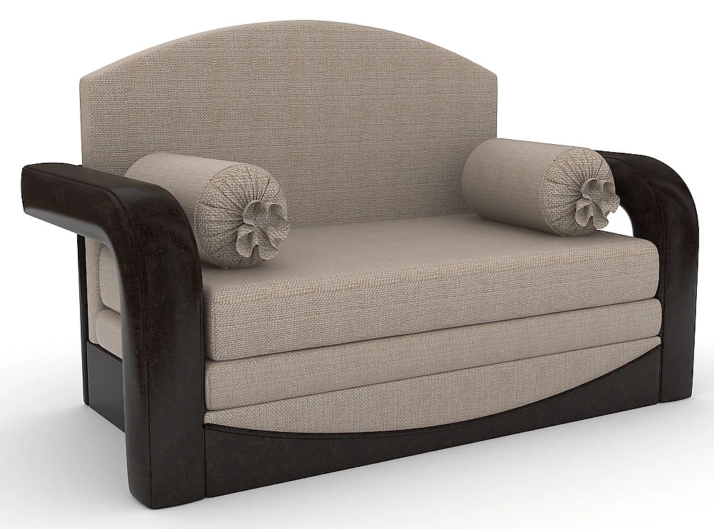 Прямой кожаный диван Малыш Дизайн 2