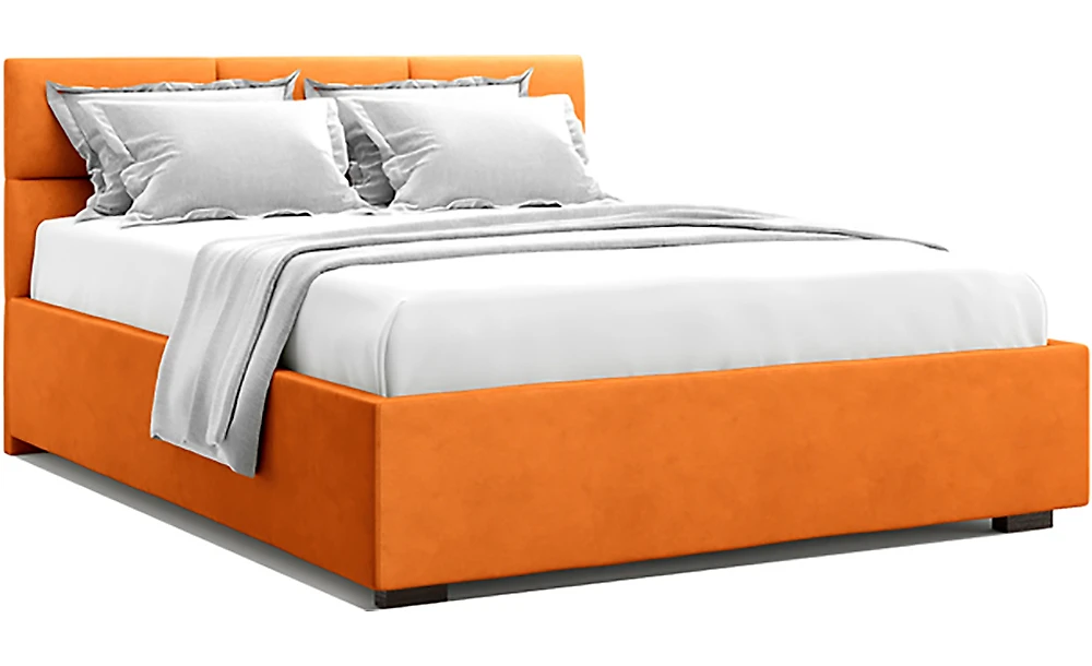 Современная двуспальная кровать Болсена Оранж