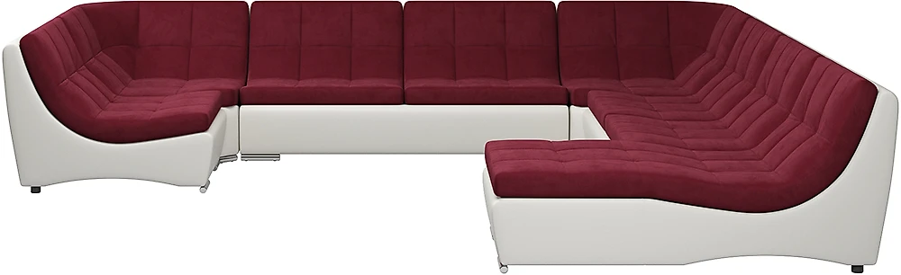 Модульный диван с оттоманкой  Монреаль-10 Марсал
