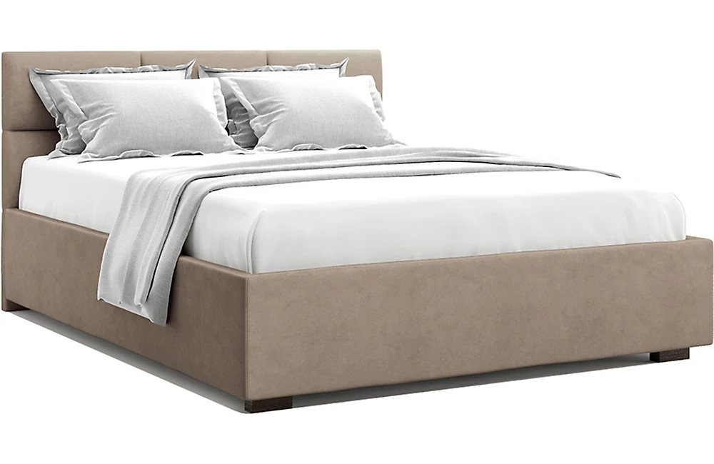 Двуспальная кровать Болсена Браун 160х200 с матрасом