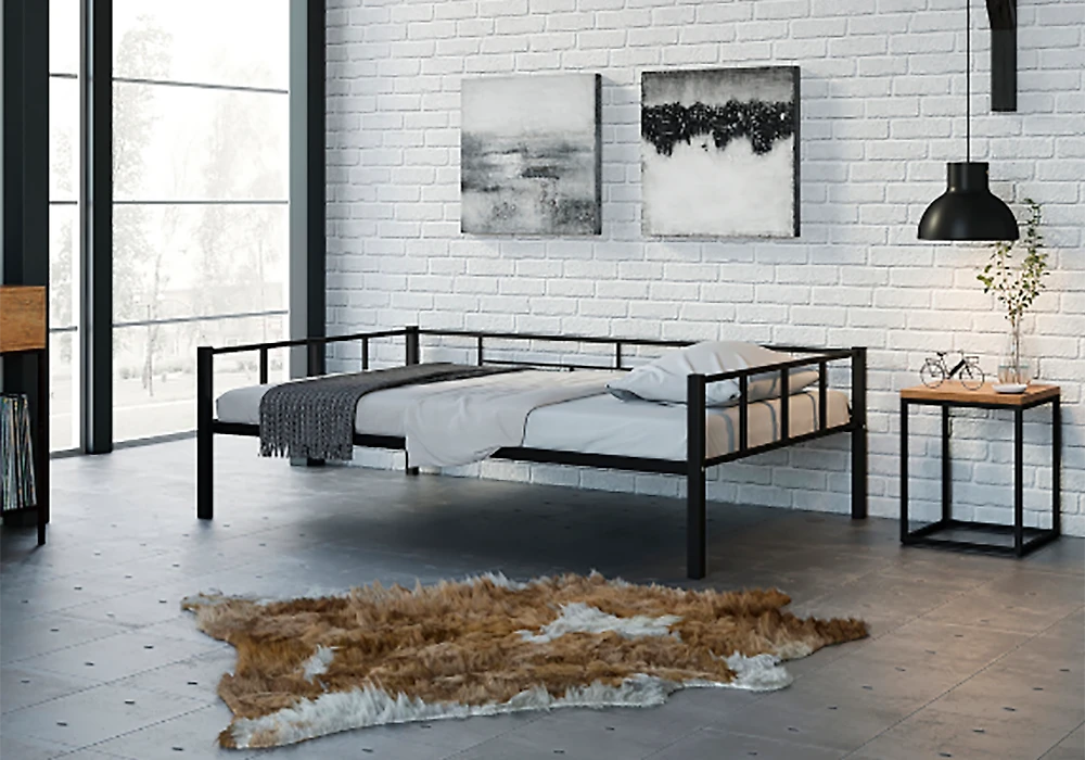 кровать в стиле минимализм Арга-120 (Мета)