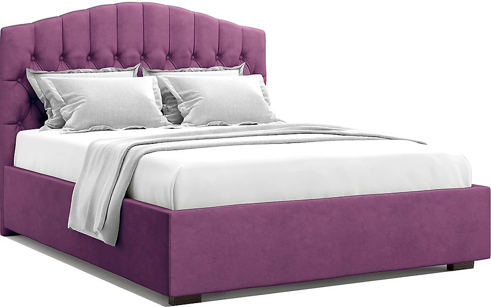 Современная двуспальная кровать Лугано Фиолет