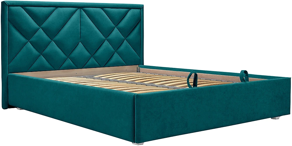 Односпальная кровать с мягким изголовьем Сидней-2 Дизайн-1