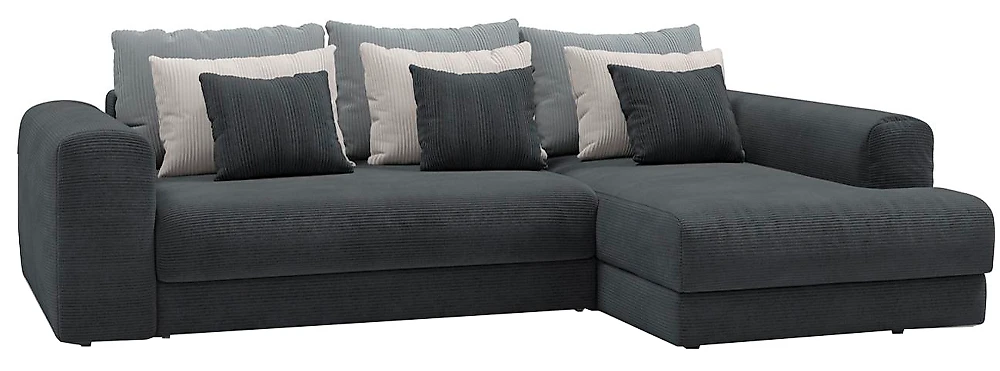 Угловой диван с подушками Манхеттен Люкс Дизайн-1