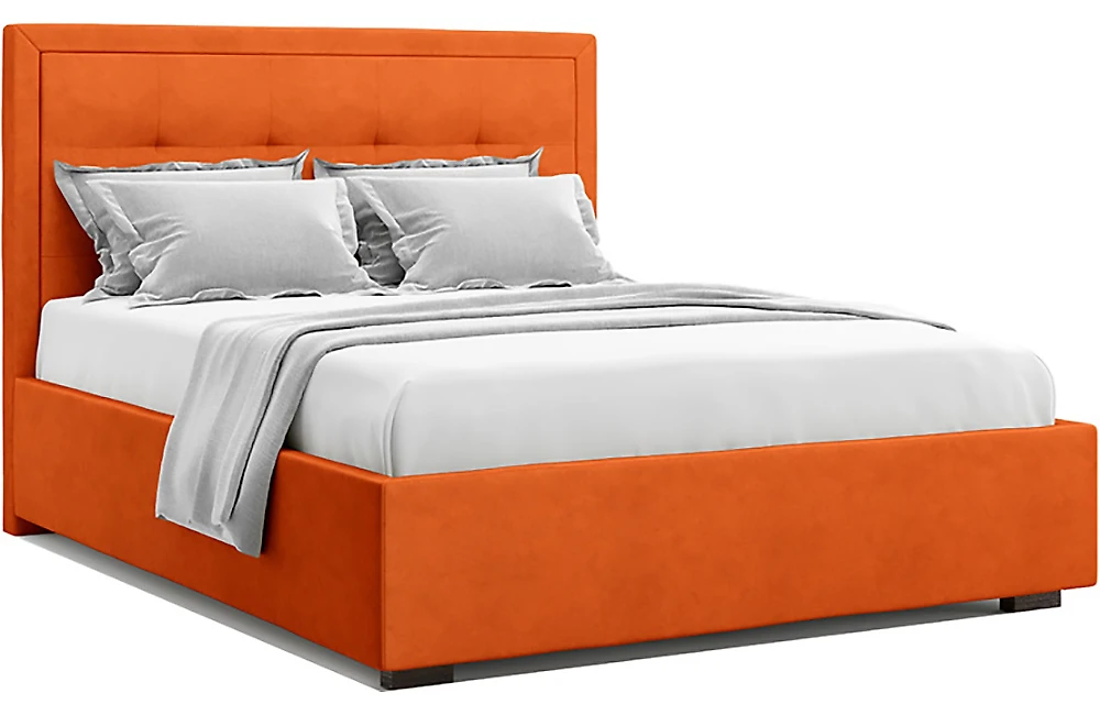 Большая двуспальная кровать Комо Оранж