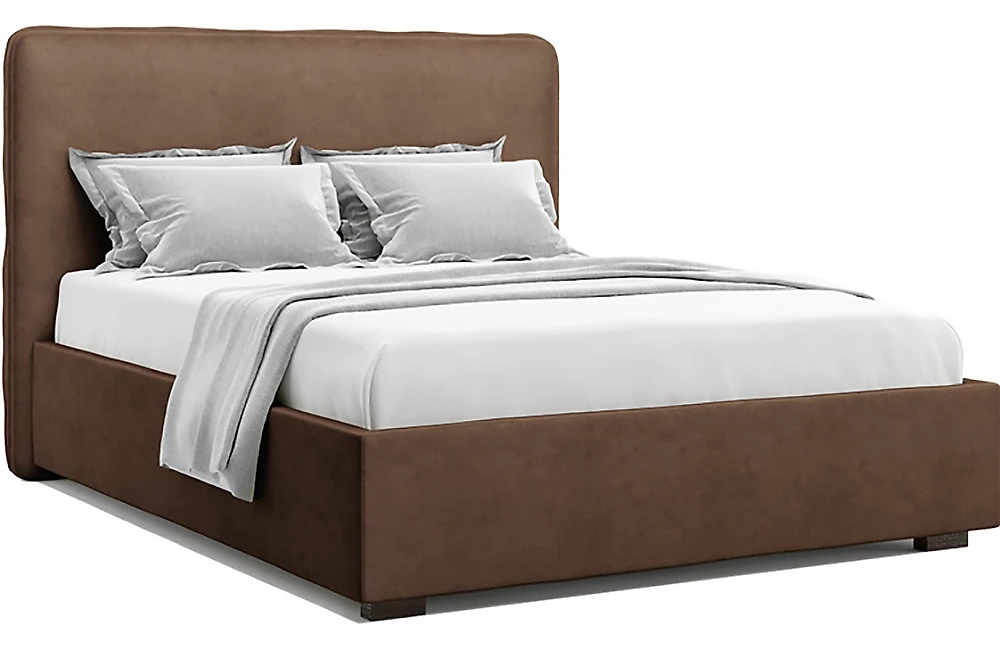 Двуспальная кровать Брахано Шоколад 160x200 с матрасом