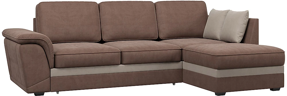 Угловой диван для ежедневного сна Милан Какао