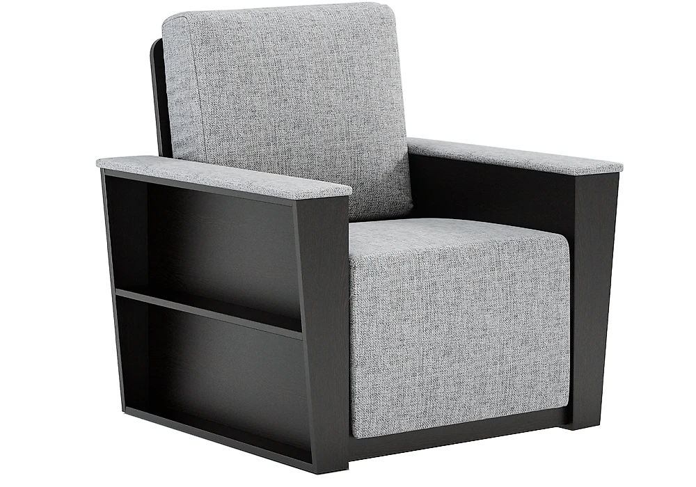 Кресло-кровать с ящиками для белья Бруно 2 Грей