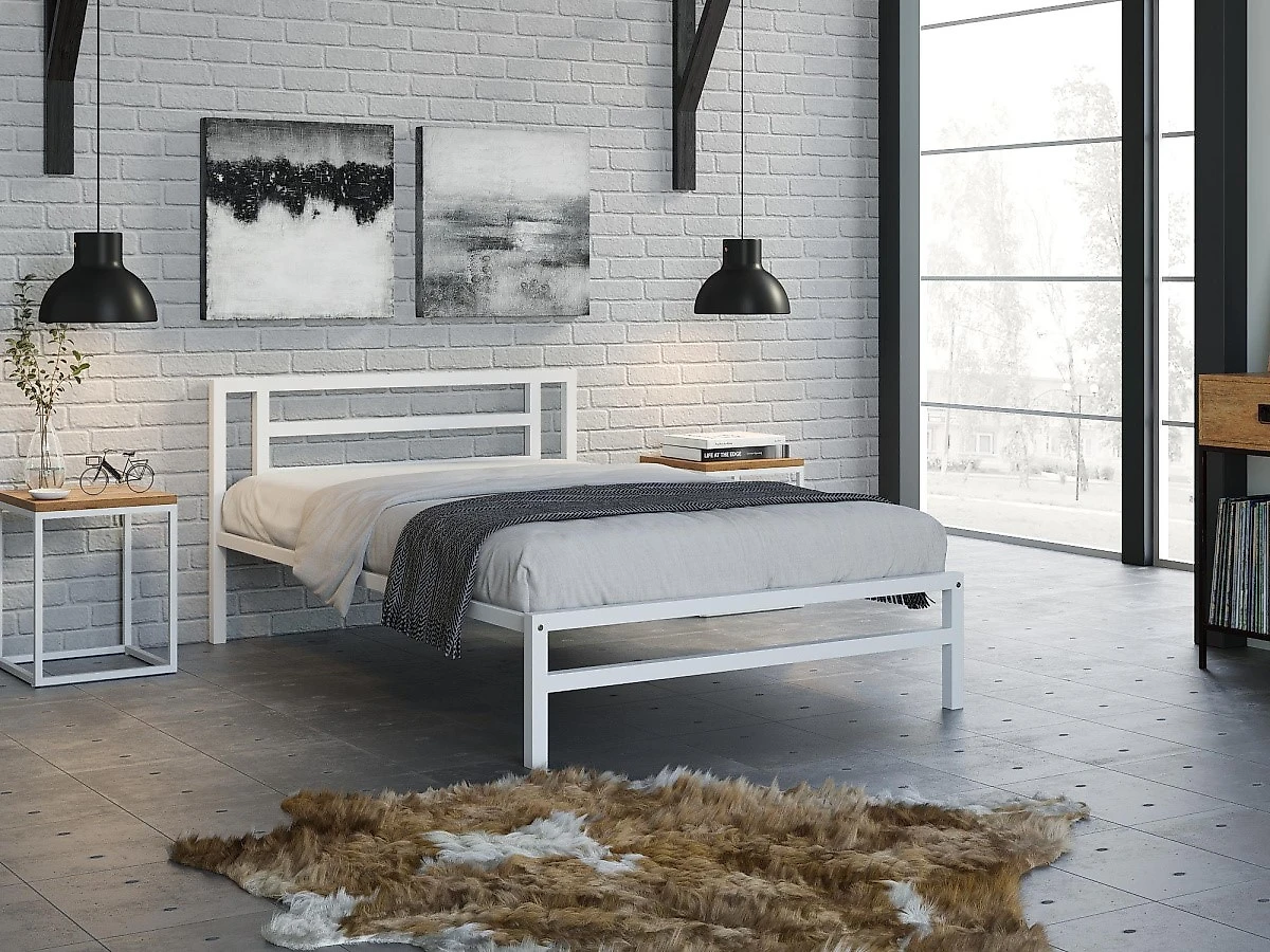 кровать в стиле минимализм Титан-120