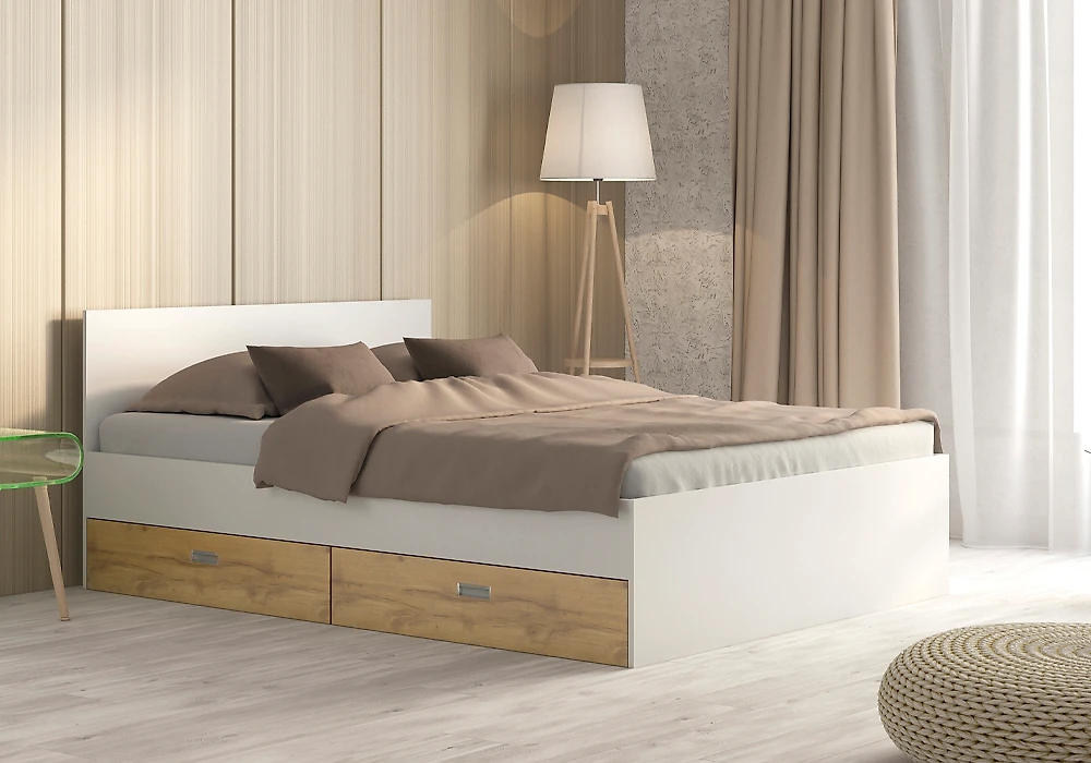 кровать в стиле минимализм Виктория-1