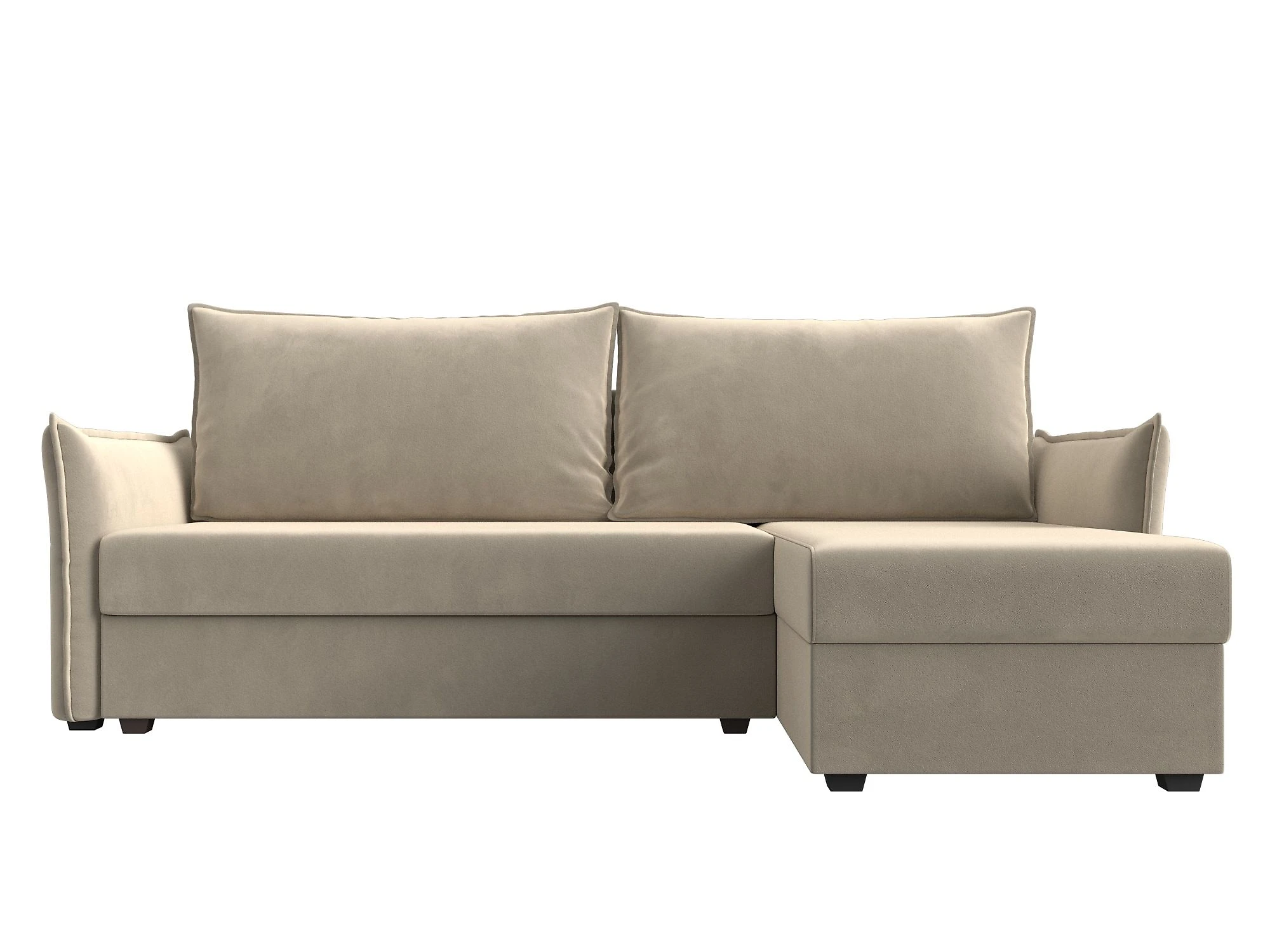 Бежевый диван-кровать Лига-004 Дизайн 1