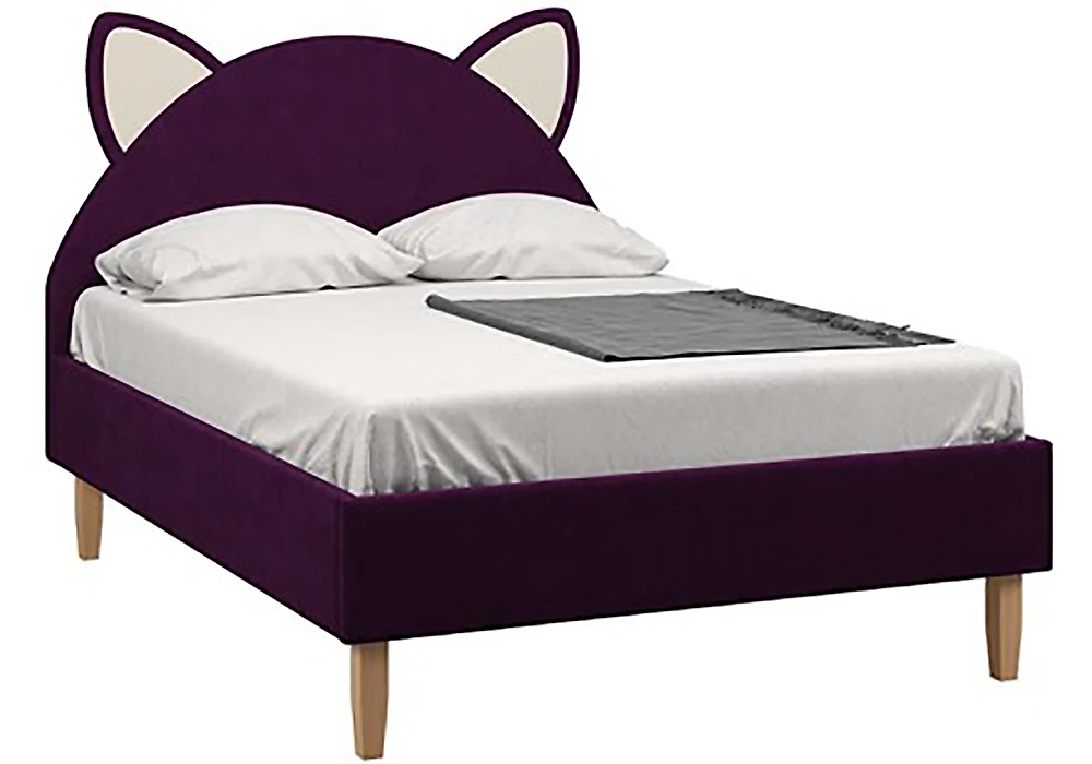 Односпальная кровать Китти Фиолет