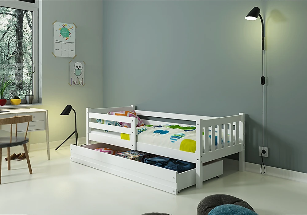 кровать в стиле минимализм Малыш-2 - (Соня)