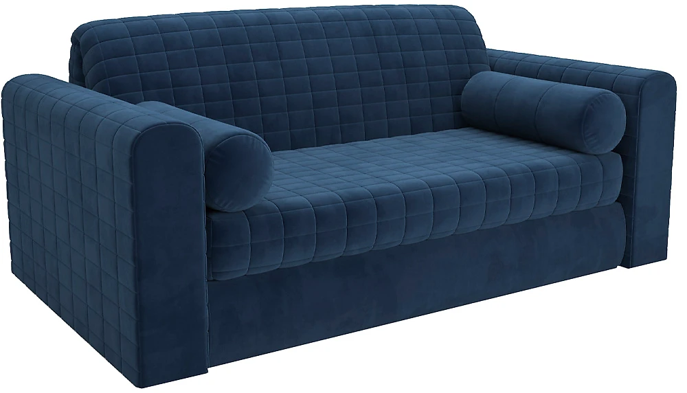 Прямой диван с механизмом аккордеон Барон-5 Плюш Блу