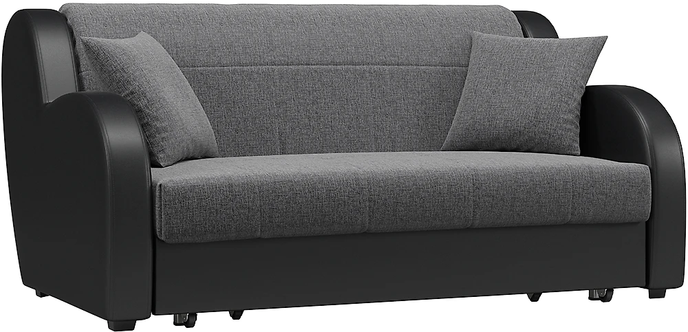 Тканевый прямой диван Барон с подлокотниками Дизайн 6